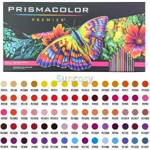Original Sanford Prismacolor Premier Soft Core Colored Pencils,150-Count Prismacolor Premier color 24 Oil Single colored pencils