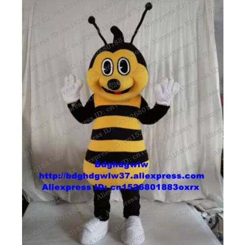 Bee Honeybee Wasp Hornet Vespid Bumblebee Bombus Mascot Costume Adult Cartoon Character Grad Night keep As Souvenir zx2963