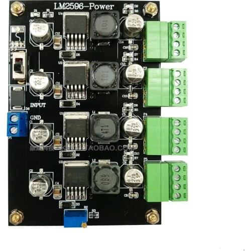 Switching Power Supply Board DC-DC Step-Down Power Supply Adjustable Module 3.3V/5V/12V Output LM2596