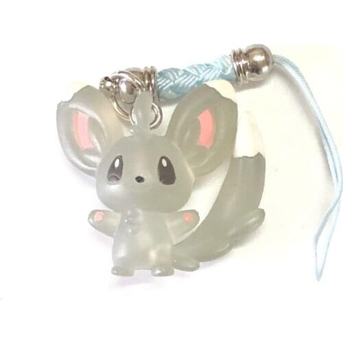 Pokemon Normal Type Minccino Cute Translucent Action Figure Phone Straps