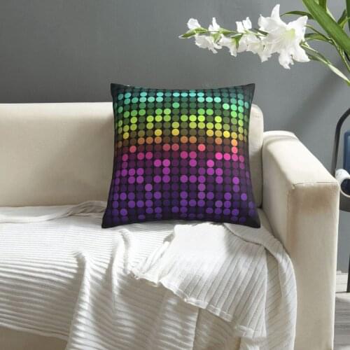 Colorful Circles Pattern pillowcase printed cushion cover sofa waist pillow pillow cover