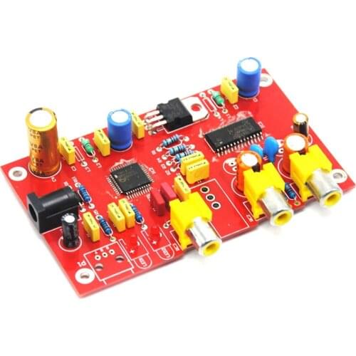TDA1305 MINI Fiber Coaxial DAC decoder board AR+Fiber optic connectors