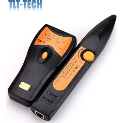 TM-8 RJ11 RJ45 Cat5 Cat6 LAN Network Cable TesterTelephone Wire Tracker Toner Detector Line Finder