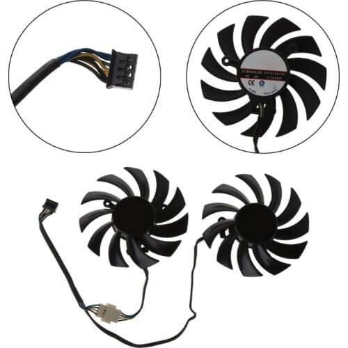 FD7010H12S 75MM 4pin Cooler Fan Graphics Video Card Fans For MSI 6930 7850 GTX 550 750 770 Ti 7870 Video Card Cooling