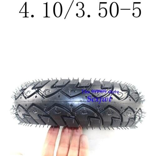High Performance 4.10/3.50-5 Tire and Inner Tube for 49cc Mini Quad Dirt Bike Scooter ATV Buggy Gas Scooter Bike Motorcycle