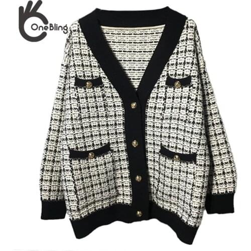 OneBling Za Woman 2021 Women Traf Sweater Tops Pull Femme Sueters De Mujer Cardigan Manga Larga Haut Femme Chic Top Grace