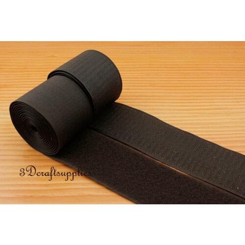 2 inch Hook and loop fastener Tape strap velcrostrap Sewing deep brown 5 yards MX6