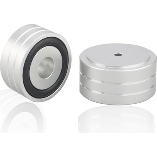 4pcs 40x20mm Aluminum HIFI AMP Speaker Isolation Stand Turntable DAC Feet Pad gold silver