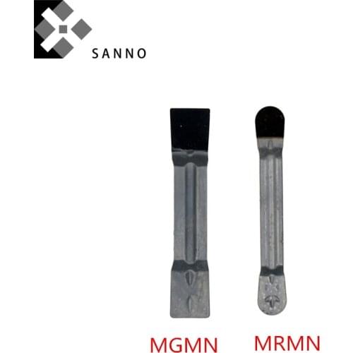 5Pcs High quality cutting grooving cutter MGMN200 / MGMN300 / MGMN400 / MRMN200 PCD flat / round grooving inserts