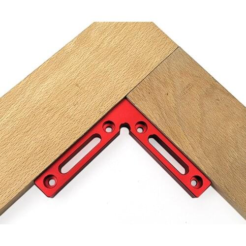 90 Degree Positioning Woodworking Fixture Aluminium Alloy Precise Clamping Square Right Angle Clamps Corner Positioning Ruler