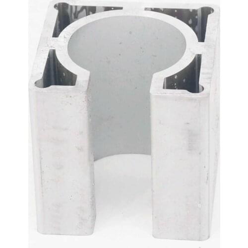 Aluminium 55mm Length 5mm Hole Diameter Bracket Mount Clamp Holder For 57x57mm Stepper Motor CNC Router Machine