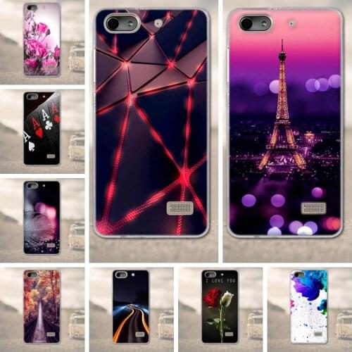 Phone Case for Huawei Honor 4C / G Play Mini Case TPU Soft 3D Back Cover for Huawei Honor 4C / G Play Mini Capa Protector Shell