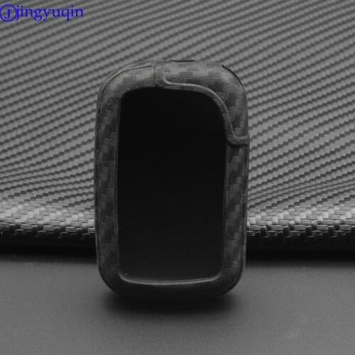 Jingyuqin Carbon Fiber Silicone Car Key Case Cover For Lexus CT200h ES 300h IS250 GX400 RX270 RX450h RX350 LX570 Keychain