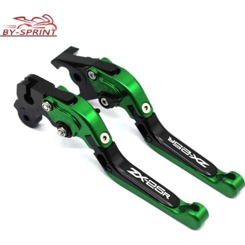 CNC Aluminum Adjustable Folding Brake Clutch Levers For Kawasaki ZX-25R ZX25R zx25r 2020 2021 With Logo Motorcycle Accessories
