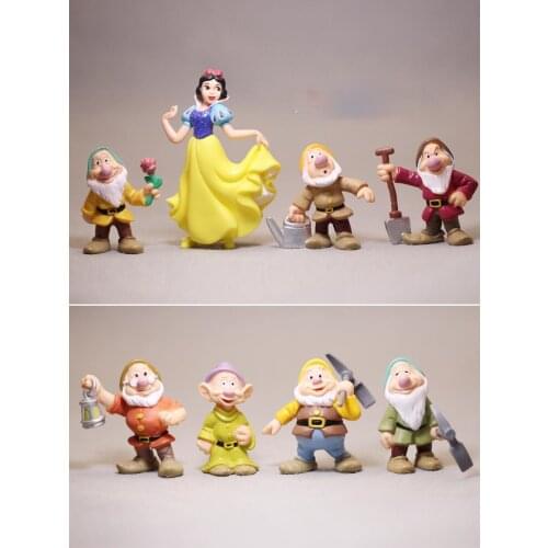 Action Toy FiguresNew Foreign Trade Bulk Animation Film Snow White Plastic Doll Doll Ornamental Dwarf