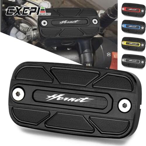 For Honda Hornet 900 600 CB600F CB 600F 1998-2014 Motorcycle CNC Accessorie Front Brake Fluid Reservoir Cover Oil Cap With Logo