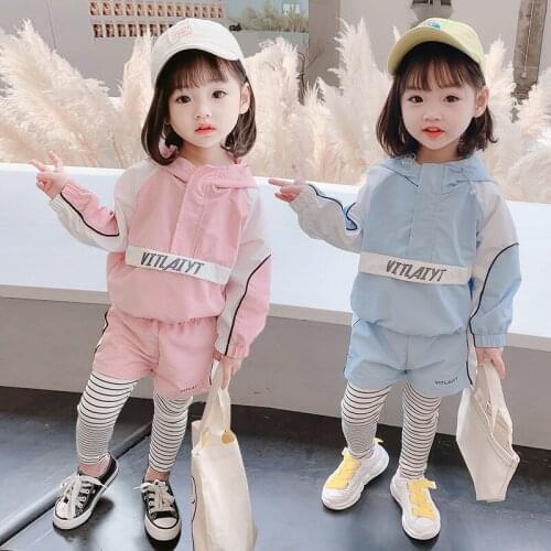 Lovely Spring Summer Childrens Clothes Set Baby Girls Sweatshirts + Pants 2pcs/Set Kids School Beach Outdoor Teenage Girl Cloth