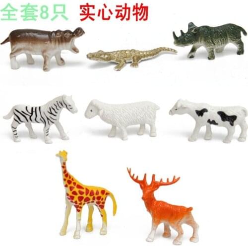 Model toys,Animal models 8 / set, military sand table model building