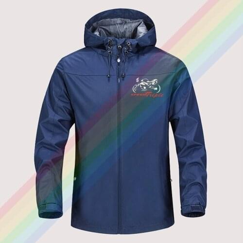 Moto Triumph Speed Triple Casual autumn winter sailing hiking Outdoor Hooded Windproof Jacket Men Top Quality Soft Asian size