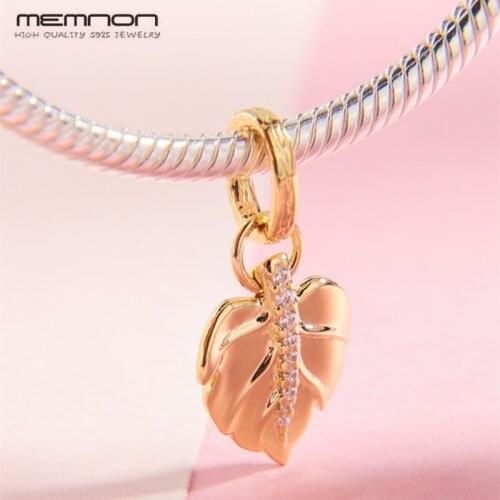 New Autumn Shine Shining Leaf Pendant charms 925 sterling Silver beads fit Bracelets Necklaces DIY for women gift fine Jewelry
