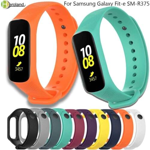 Watch Strap Silicone for Samsung Galaxy Fit-e SM-R375 Wristband Strap Smart Bracelet Sport Replacement Accessories Watch Bands