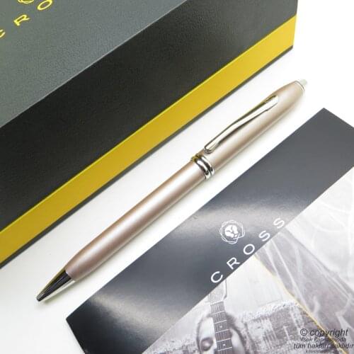 Cross Townsend Quicksilver Light Pink Ballpoint Pen | İsme Special Pen