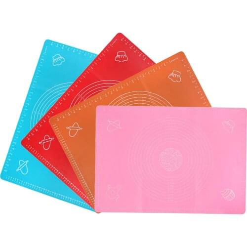 Silicone Waterproof Placemat Cartoon Heat Resistant Baby Kids Mat Tableware Alphabet Training Pad Baking Coaster Mats 64x45cm