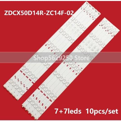 LED Backlight Strip 12 Lamp For ZDCX50D14R-ZC14F-02 01 ZDCX50D14L-ZC14F-02 303CX500033 LT-50E350 LT-50E560 LE-5018 CX500DLEDM