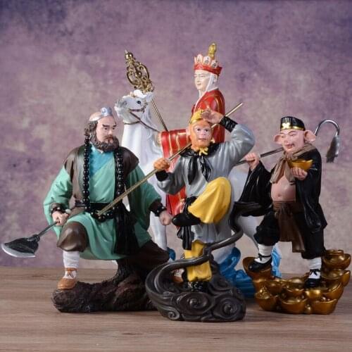 Creative Character Resin Journey to the West Backflow Incense Burner Home Decoration