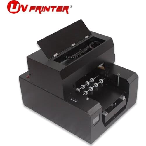 UV flat cylindrical printer A3 large size mobile phone shell pvc leather glass printing inkjet color painting machine