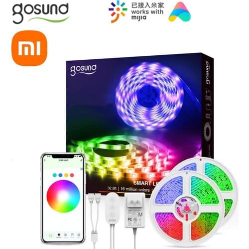 Yeelight RGB Strip Intelligent Light Band Smart Home Phone App Wifi Light Colorful Lamb LED 2M 16 Million 60 Leds