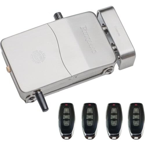 Indoor used Anti-theft Dual core Remote Control And Spinning Roulette Electric Motor Lock Invisible Installation With 4 Remoters