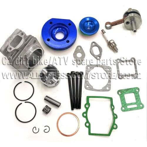 High Performance 44mm Big Bore Top End Kit 49cc 2 Stroke Mini ATV Quad Dirt Pocket Bike New