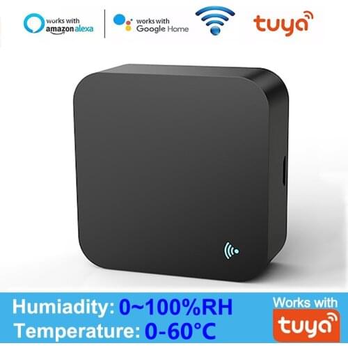 WIFI IR Remote Control Temperature & Humidity Sensor Tuya APP Voice Control Infrared IR Smart Home Automation Alexa Google Home