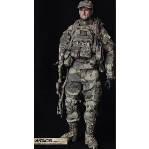 1/6 CAL-8020 A-TACS Advanced Tactical Camouflage Hiding System 12" Collectible Action Figure