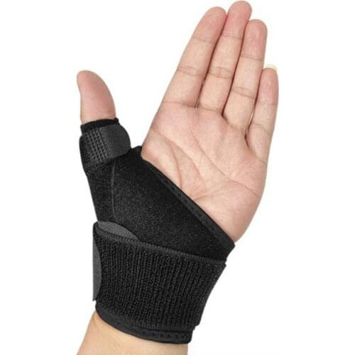 1pcs Splint Thumb Brace Splint 2 Springs Support Thumb Trigger Finger Wrist Wraps for Wrist Stabilizer Left Right Hand Men Women