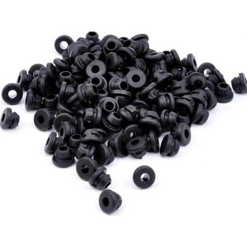 1000 Pcs Silicone Durable "T" Type Grommets Black Tattoo Needle Pad For Tattoo Gun Needle Ink Tip Grip Kits Accessoire