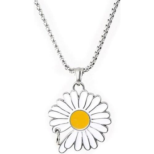 Tide Brand Daisy Necklace GD Same Hip Hop Street Couple Hanging Chain Pendant Accessories Wild