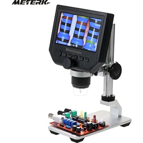 Digital Video Microscope 600 X3.6MP With Portable 4.3" LCD Magnifier for Mobile Phone Maintenance QC/Industrial/Collection