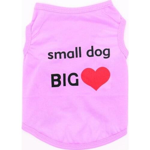 Pet Dog Letter T-shirt Vest Summer Coat Puppy Costumes Pet Clothes Apparel Costumes Dog Clothes