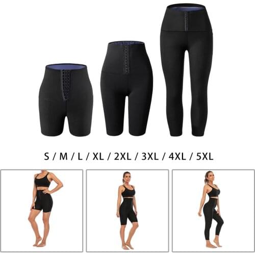 Hot Sauna Slimming Shorts High Waist Shaper Burn Fat Burning Lose Weights