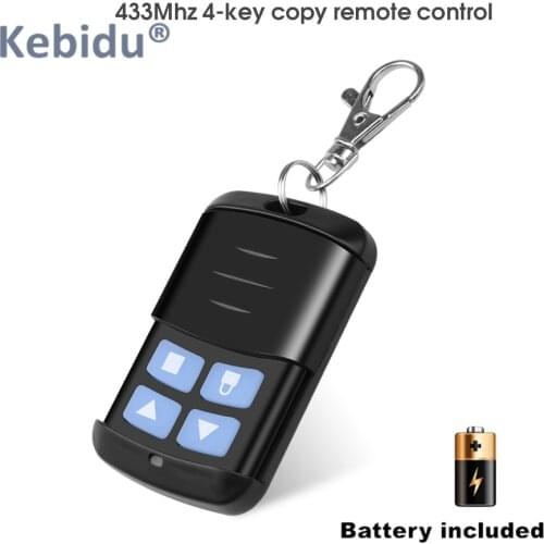 Kebidu Wireless Universal Door Copy Code Car Auto Garage Portable Duplicator Key Fob Cloning 433Mhz Remote Control