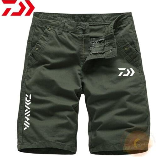 2021 Summer Fishing Shorts Daiwa Clothes Men Outdoor Sport Shorts Breathable Quick Dry Cycling Mountaineering Fishing Shorts