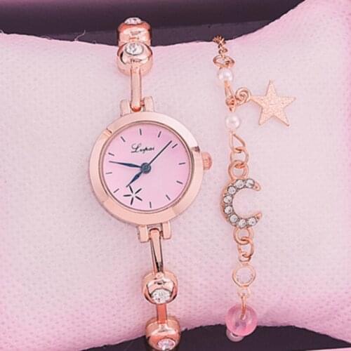 Small Gold Bangle Bracelet Luxury Watches Stainless Steel Set Ladies Quartz Wristwatches Fashion Casual Women Dress Watch reloj