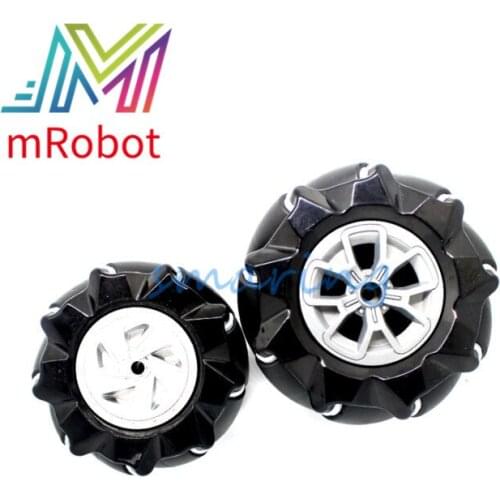 Mecanum Wheel Toy Car Model Mech Master Remote Control Robot Small Car 80/97mm Mecanum Wheel
