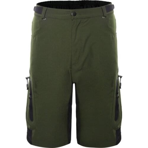 Mens Loose-fit Mountain Bike Shorts Coolmax Lightweight Cycling MTB Shorts