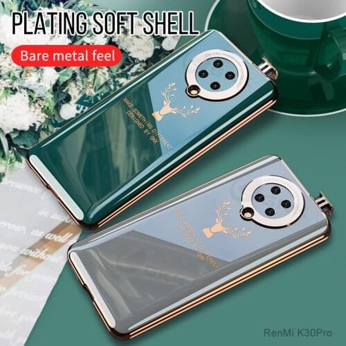 GKK Plating Soft Case For Xiaomi Redmi K20 K30 9T 10T Poco F2 Pro ShockProof Case Cover For Xiaomi Redmi K30 K30s Poco F2 pro