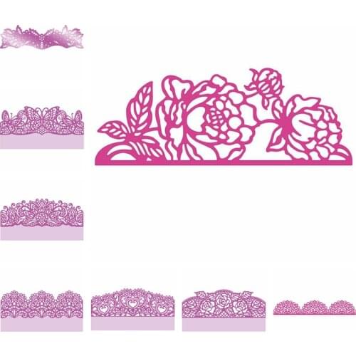 Nostalgie Swirls Flowers Butterflies Border DIY Scrapbooking Craft Cards Album Making Template 2020 Hot Sale