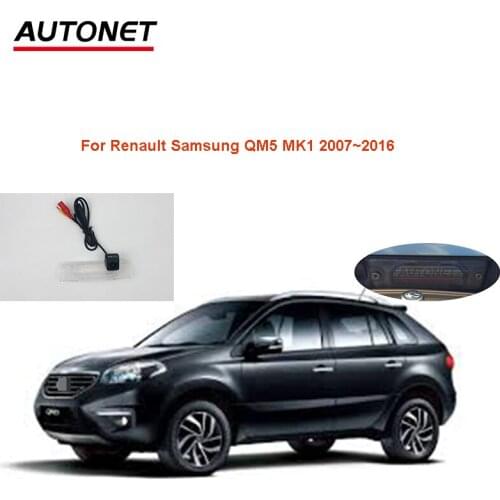 Autonet Rear camera For Renault Samsung QM5 MK1 2007~2016 HD starlight backup camera /license plate led car camera