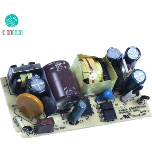 AC-DC 5V 2A Switching Power Supply Module Switch Bare Circuit Board 5V 2000MA for Replace/Repair 100-240V To 5V 7.2*3.4*2.5cm